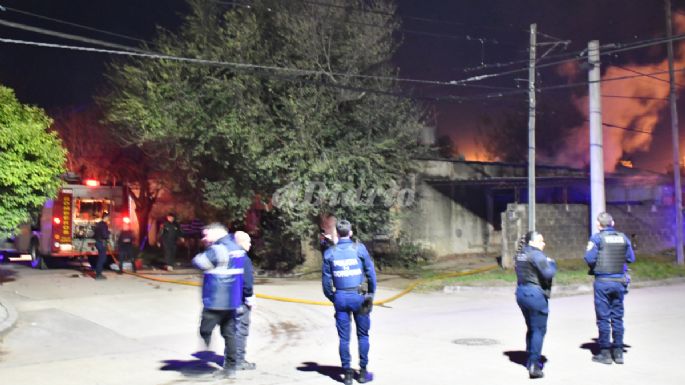 Incendio en una vivienda de barrio San Justo
