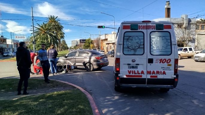 Una motociclista herida en el bulevar España