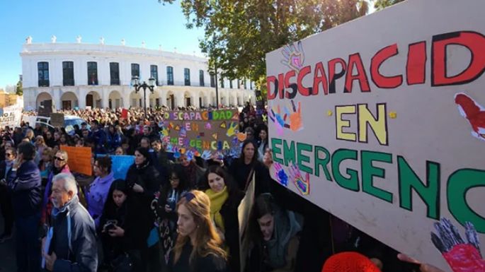 Marcha por la declaración de Emergencia en Discapacidad