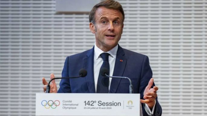 Macron pidió ayer a Europa que endurezca su postura ante Israel