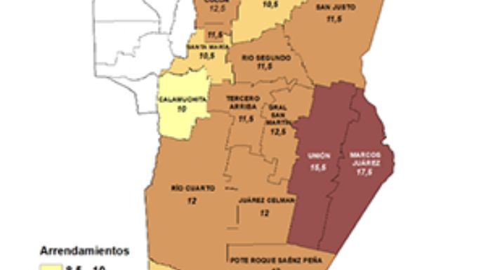 Los alquileres se mantienen estables en quintales de soja