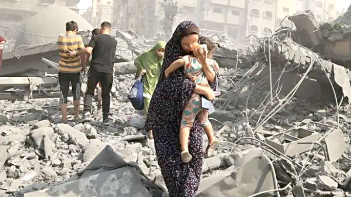 Francia, el Reino Unido y Alemania reclaman  que cese la catástrofe humanitaria en Gaza