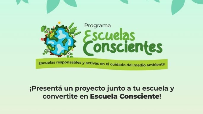 Inscripciones abiertas para participar del programa Escuelas Conscientes