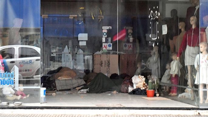 Gente que duerme en la calle, una realidad que duele