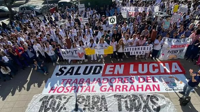 Trabajadores del Garrahan vuelven a movilizarse