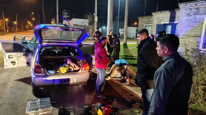 Cuatro detenidos por un robo en un comercio