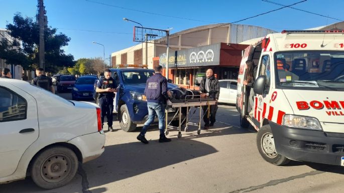 Jóvenes heridos tras un choque en barrio Lamadrid