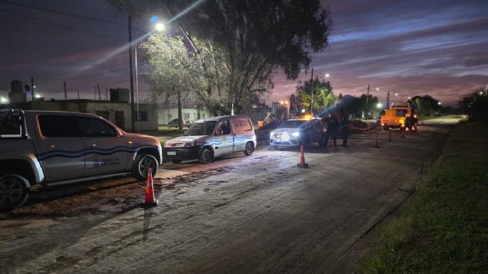 Repararon el caño de agua roto y funciona el servicio con normalidad