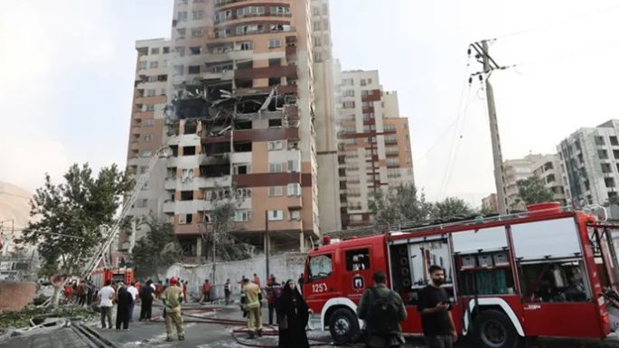 Es la guerra: bombardeo israelí sobre  la potencia nuclear Irán