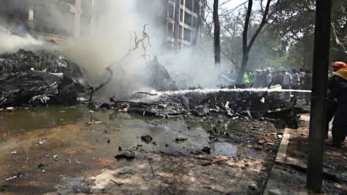 Tragedia aérea: 241 muertos