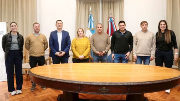 Ingenieros recibidos en la Municipalidad