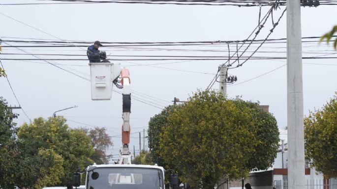 Comenzó el recambio de luminarias en barrio San Justo