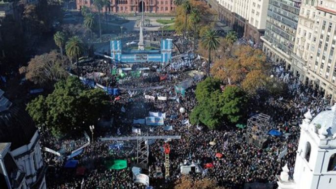 Cristinazo: más de un millón de personas en la Plaza de Mayo