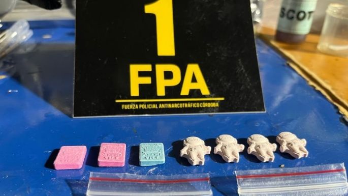 Secuestraron drogas de las más variadas en una fiesta electrónica