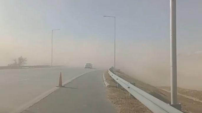 Solicitan circular con precaución debido a fuertes vientos