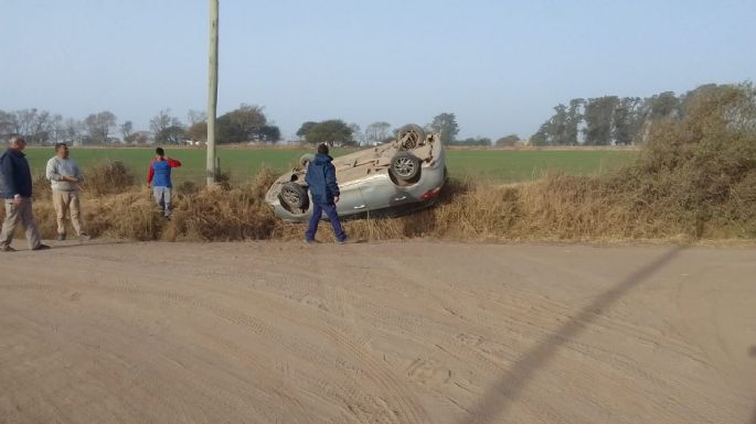El intendente de Silvio Pellico volcó con su auto y sufrió graves lesiones
