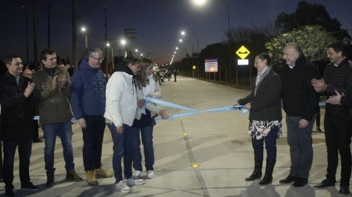 Inauguraron obras en Avenida Lorenzo Gilli