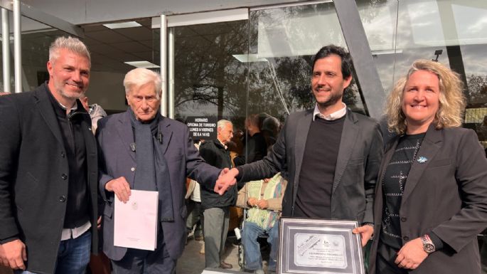 Villa Nueva homenajeó al ingeniero Heriberto Pronello en una ceremonia cargada de emoción