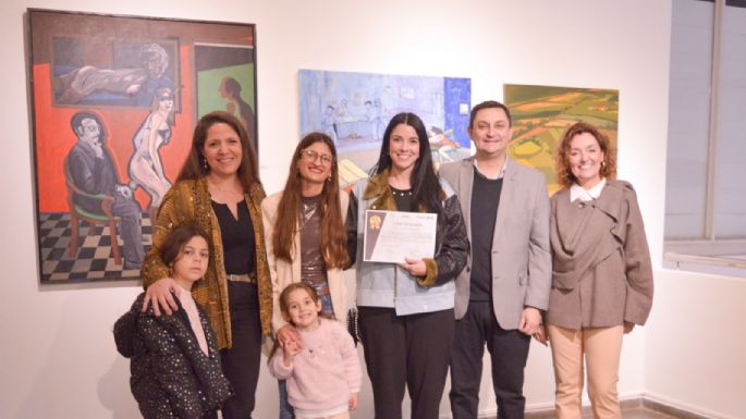Artistas fueron premiados en la inauguración del Salón Regional de Pintura