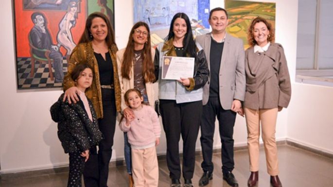 Se inauguró el Salón Regional de Pintura