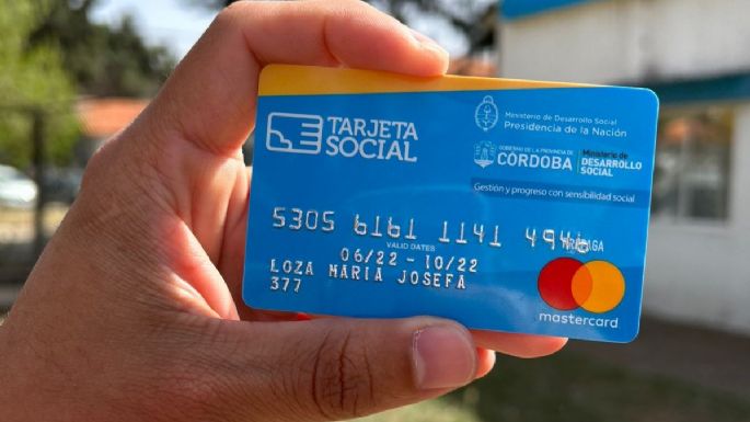 Este jueves acreditan el monto de la Tarjeta Social