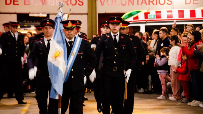 Bomberos de Villa María celebraron su día y el 74° aniversario de la entidad