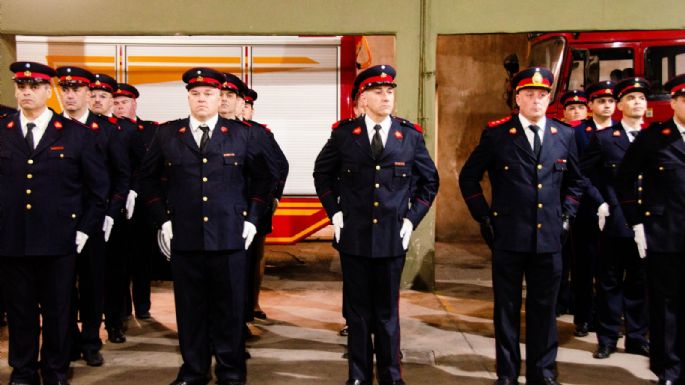 Bomberos de Villa María celebraron su día y el 74° aniversario de la entidad