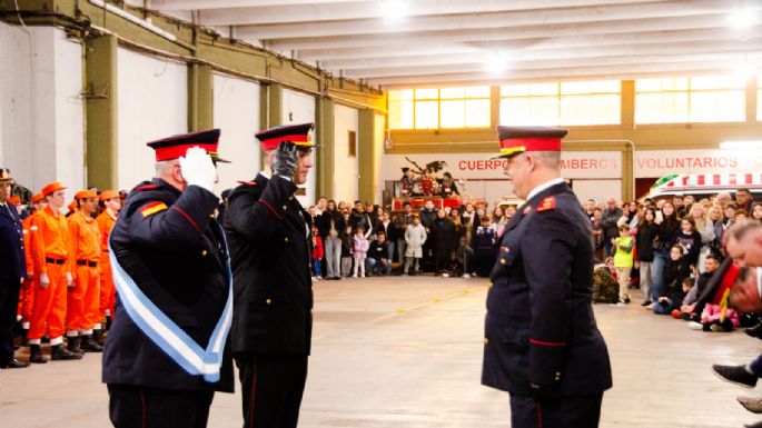Bomberos de Villa María celebraron su día y el 74° aniversario de la entidad