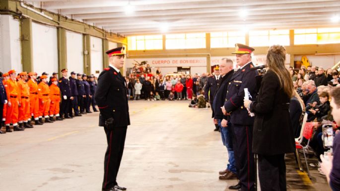 Bomberos de Villa María celebraron su día y el 74° aniversario de la entidad