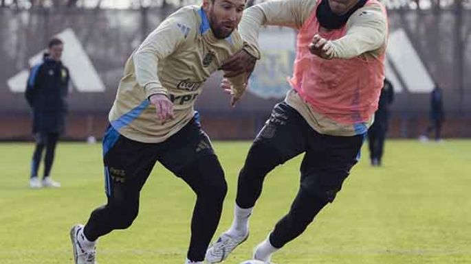 Messi, con las ganas de un chico