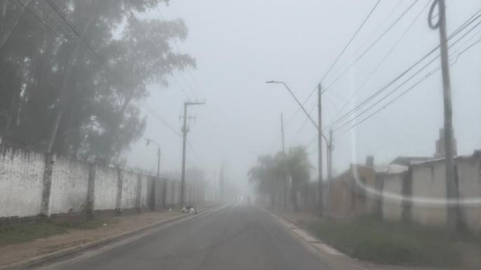 La semana comenzó con una espesa neblina