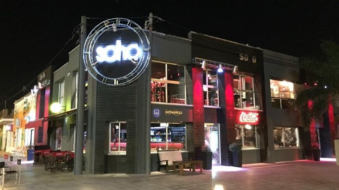 Principio de incendio en un bar de la costanera