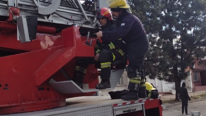 Corte de tránsito en Bulevar Italia por prácticas de Bomberos Voluntarios