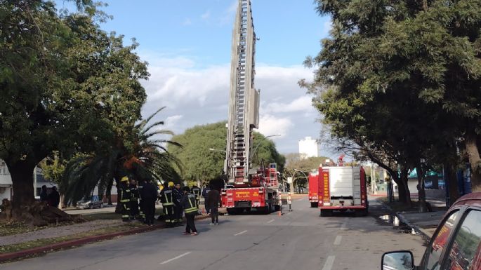 Corte de tránsito en Bulevar Italia por prácticas de Bomberos Voluntarios