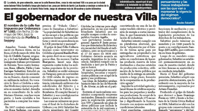 El gobernador de nuestra Villa