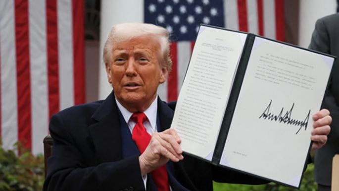 Trump anunció aranceles  del 30% para México y la UE