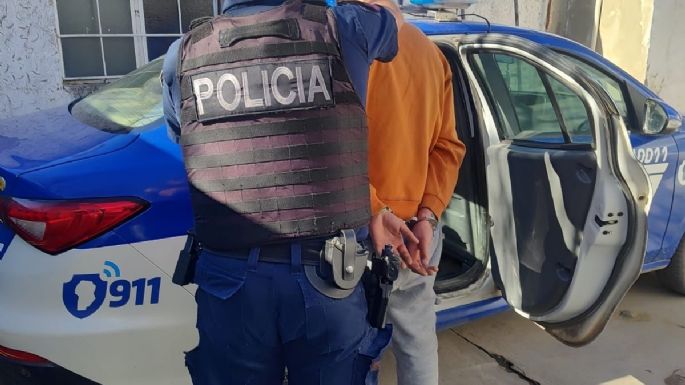 Aprehensión por desórdenes públicos en pleno centro