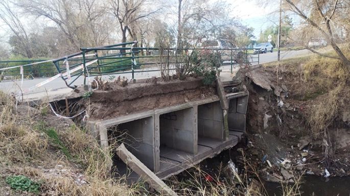 Puente del Desagüe: “No es una fisura grave”