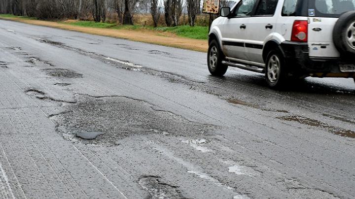 Las rutas nacionales reflejan el estado de abandono total