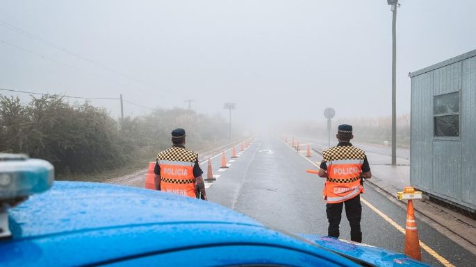 Siniestro vial en autopista: corte total