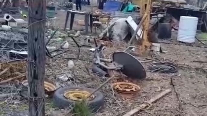 Desalojaron a José Luis Godoy, el hombre que vivió por una década en terrenos de Ruta 158