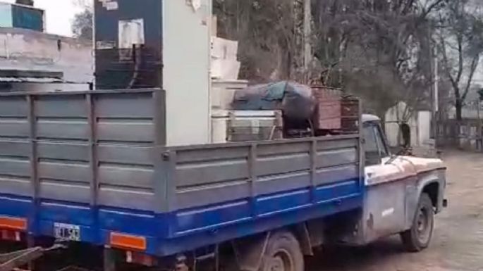 Desalojaron a José Luis Godoy, el hombre que vivió por una década en terrenos de Ruta 158