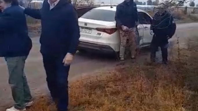 Desalojaron a José Luis Godoy, el hombre que vivió por una década en terrenos de Ruta 158