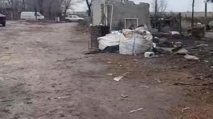 Desalojaron a José Luis Godoy, el hombre que vivió por una década en terrenos de Ruta 158