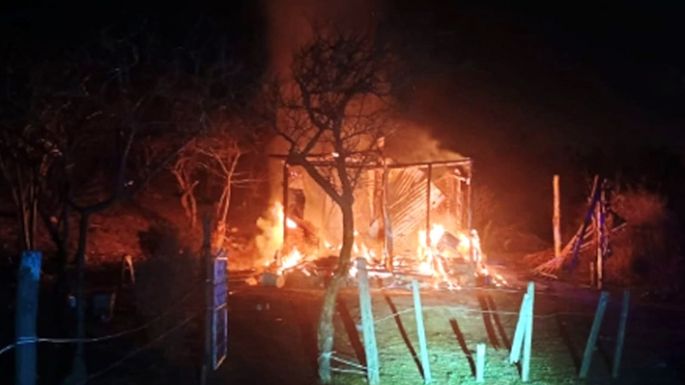 Se incendió una vivienda y fallecieron dos hermanitas