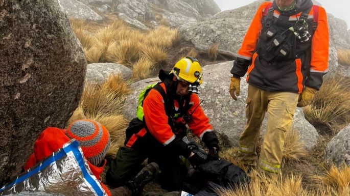 Rescataron a un hombre fracturado en el Cerro Champaquí