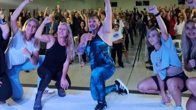 El día que "Locomotora" Oliveras brindó una charla en Tío Pujio