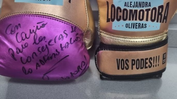 El día que "Locomotora" Oliveras brindó una charla en Tío Pujio