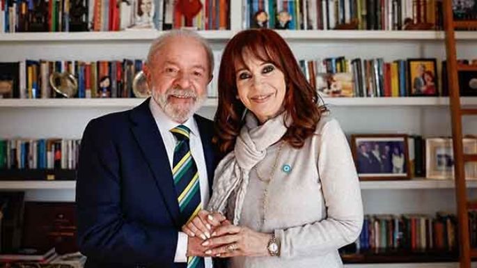 Visita de Lula con dardos a Milei