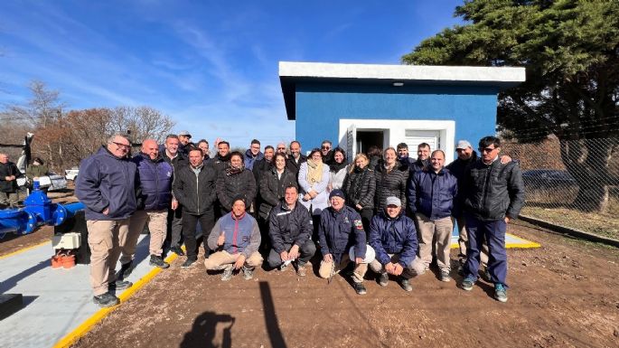 Inauguraron el pozo 110 de captación de agua